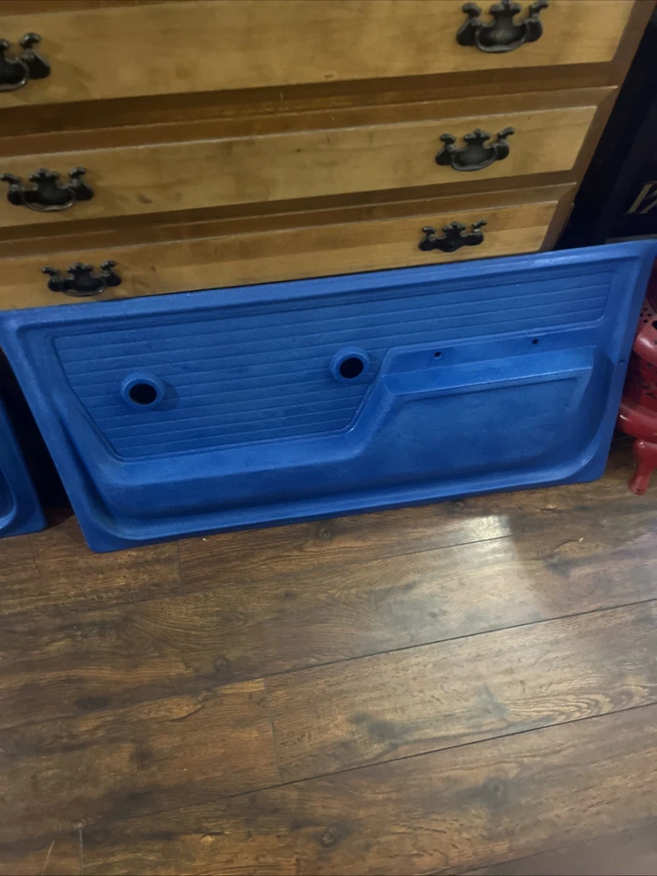 Chevrolet GMC 1967 1971 camión blazer paneles de puerta derecha par azul usado Foto 4 de 4