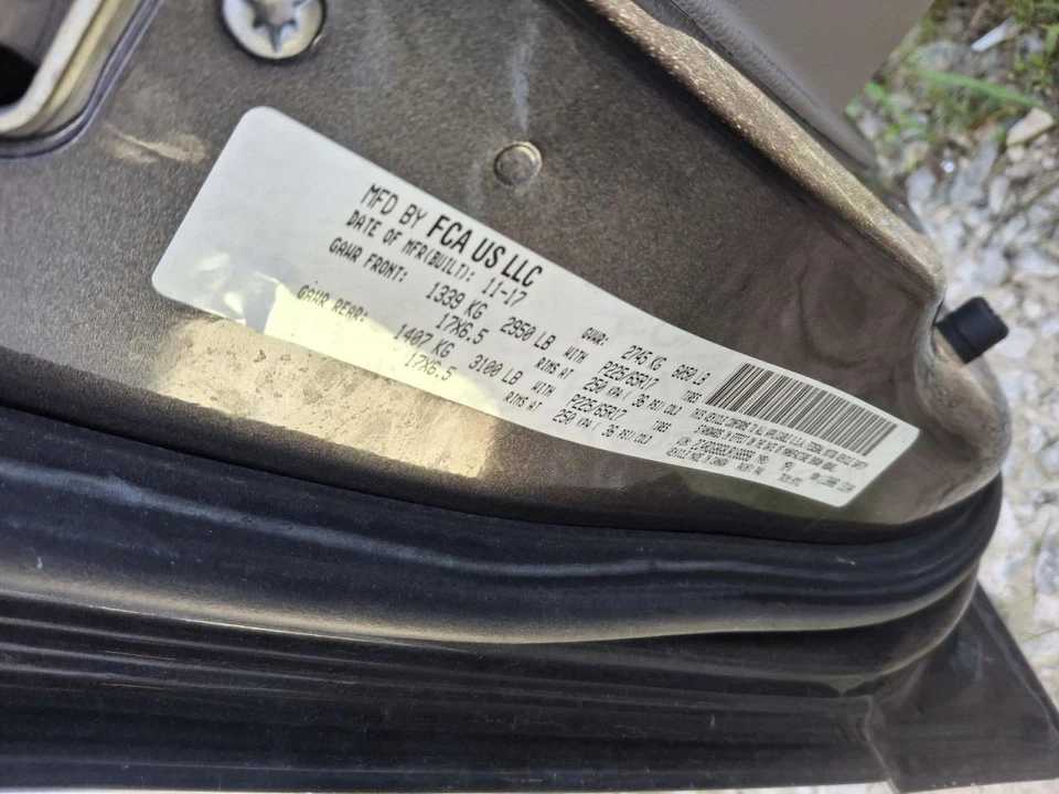 Dodge Caravan 2018 soplador motor delantero OEM 3618765 tracción delantera 92 k millas usado Foto 3 de 4