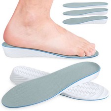 Men Women Shoe Insoles Invisible Height Increase Heel Lift Taller Inserts Pad US