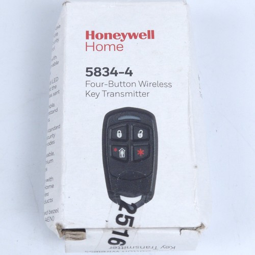 Brandneu Honeywell 5834-4 4 Tasten Funk Schlüsselanhänger