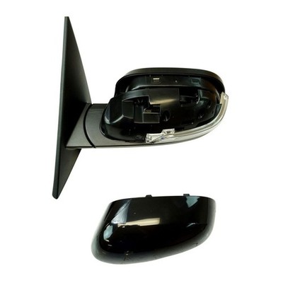 Left Driver Side Power Heated Folding Signal Mirror Black for Kia Soul 14-18