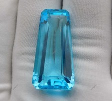 50.65 Ct Premium Natural Blue Aquamarine Fancy Cut Certified Loose Gemstone