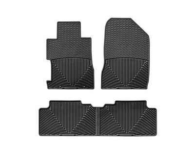 WeatherTech Floor Mats For Honda Civic/Civic Si - Black All-Weather 1st & 2nd Row
