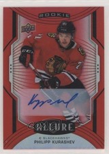 2020-21 Upper Deck Allure Rookie SP Red Rainbow Philipp Kurashev #134 Auto 06lf