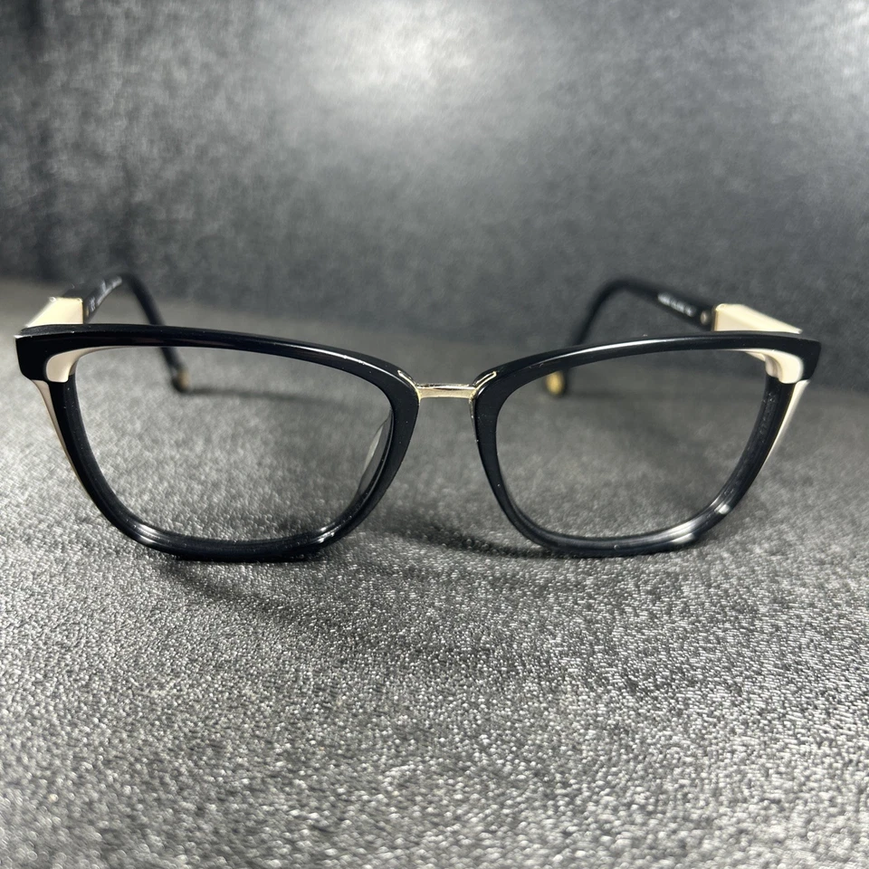 Carolina Herrera Women’s Eyeglasses VHE891K 0700 Beige Tan Black Gold 54-16-135 - Image 2 of 4