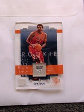 2003  UPPER DECK BASKETBALL UD GLASS ROOKIE LONNY BAXTER #143 - 494/900