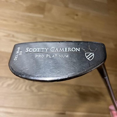 クラブ Scotty Cameron Pro Platinum Delmar Tree Scotty Cameron Pro Platinum Del Mar 3 Putter 35