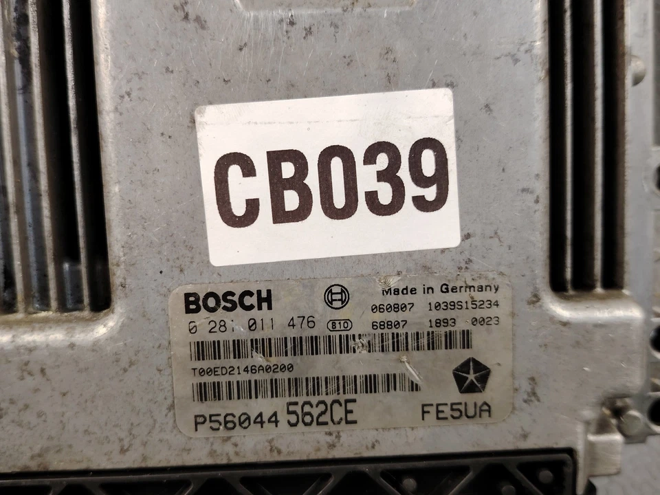 Jeep Liberty 2005 2.8 CRD Motor Kontrolle Modul ECM ECU 0281011476 - Image 3 of 4