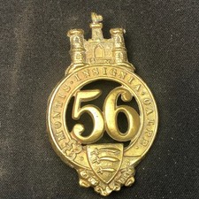 56th (West Essex) Regiment of Foot - Victorian British Army Cap Badge