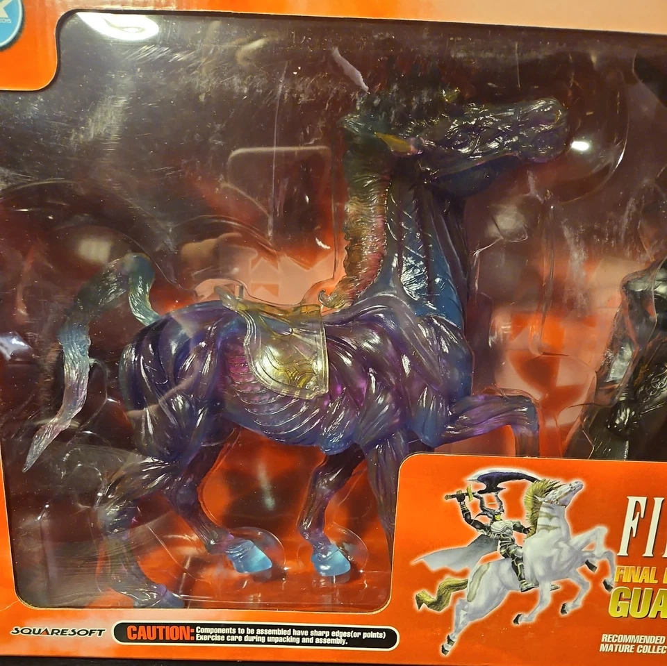 Экшн-фигурка лошади Final Fantasy VIII Guardian Force Odin редкая прозрачная фиолетовая - Изображение 2 из 4