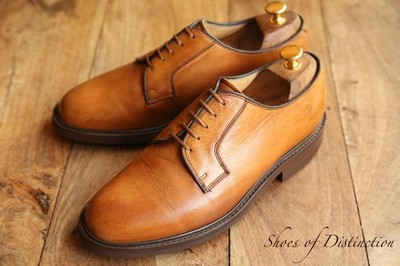 Barker hellbraun Leder Derby Brogue Schuhe Herren UK 7 US 8 41