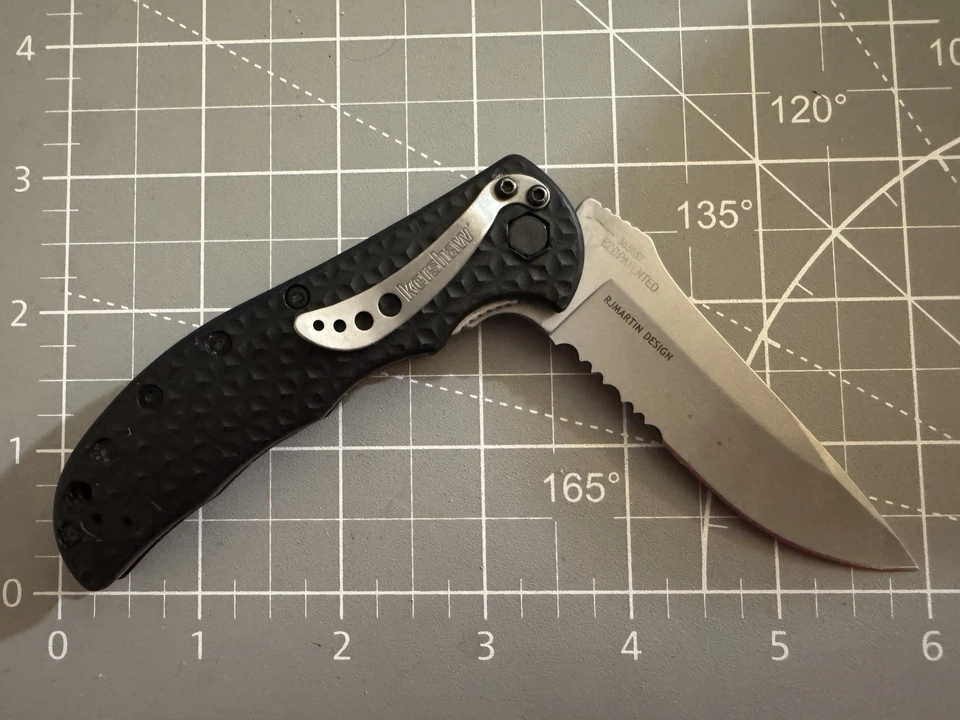 KERSHAW 3650ST 'Вольт II' черный GFN ручки комбинированный край A.Open нож 7 1/8" общий - Изображение 2 из 4