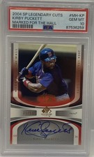 2004 SP Legendary Cuts Marked for the Hall Kirby Puckett Auto #35/50 PSA 10 GEM