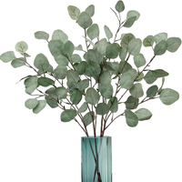Rollway 3 StüCk Eukalyptus Deko 86Cm Lang, KüNstliche Eukalyptus Zweige KüNstlic
