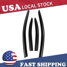 Fits 08-17 Mitsubishi Lancer JDM Mugen Style Window Vent Visor Rain/Sun Hucevksi