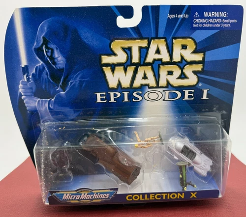 Vintage ☆ Micro Machines : Star Wars ☆ Episode 1 : Collection X - Figure Set