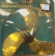 Hartco Propr-hitchcover Novelty Free Spinning Hitch Cover- Gold Finish