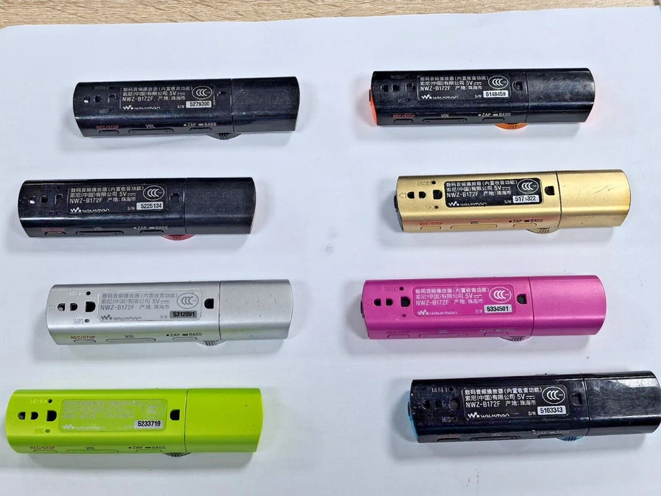 Reproductor de música portátil Sony MP3 NWZ-B172F 2 GB Walkman USB MP3 Player-Multicolor Foto 2 de 2