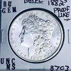 1882 S BU GEM MORGAN SILVER DOLLAR UNC MS+++ U.S. MINT RARE COIN 8703