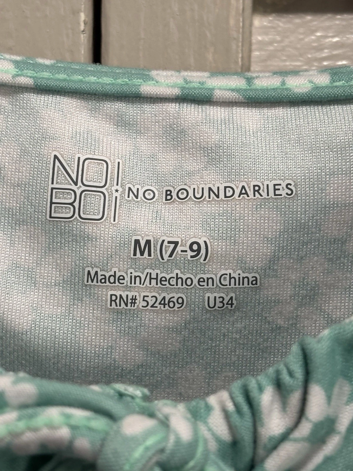 VETEMENTS Abito da sole floreale verde bianco senza confini con volant e spalline taglia M alto basso