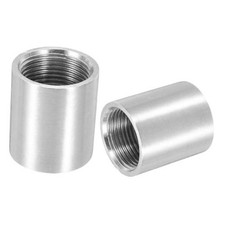 Female Weld Coupling, 2 Pack 304 Stainless Steel Threaded Half 3/4" NPT
