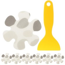 1 Set Reusable Flower Shaped Bathtub Stickers Anti Slip Bathroom Floor Adhesive