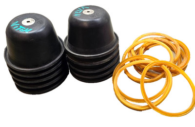 Viton ROTAN POS.2.0 Pump Diaphram Membrane & Gasket, EPDM, Silicone 3-5/8''ID