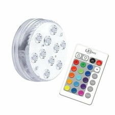 LEDeez Waterproof Multicolor Pool Light 16 Bright Colors Battery Operated Remote