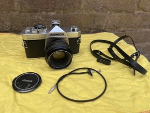 1970s 35mm Konica Autoreflex A3 SLR Camera with 50mm F1.7 Lens