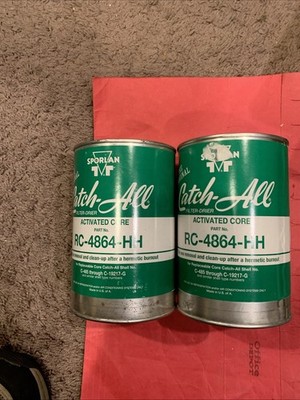 (LOT OF 2)  Sporlan RC-4864-HH Activated Charcoal Burnout Filter Drier Nos