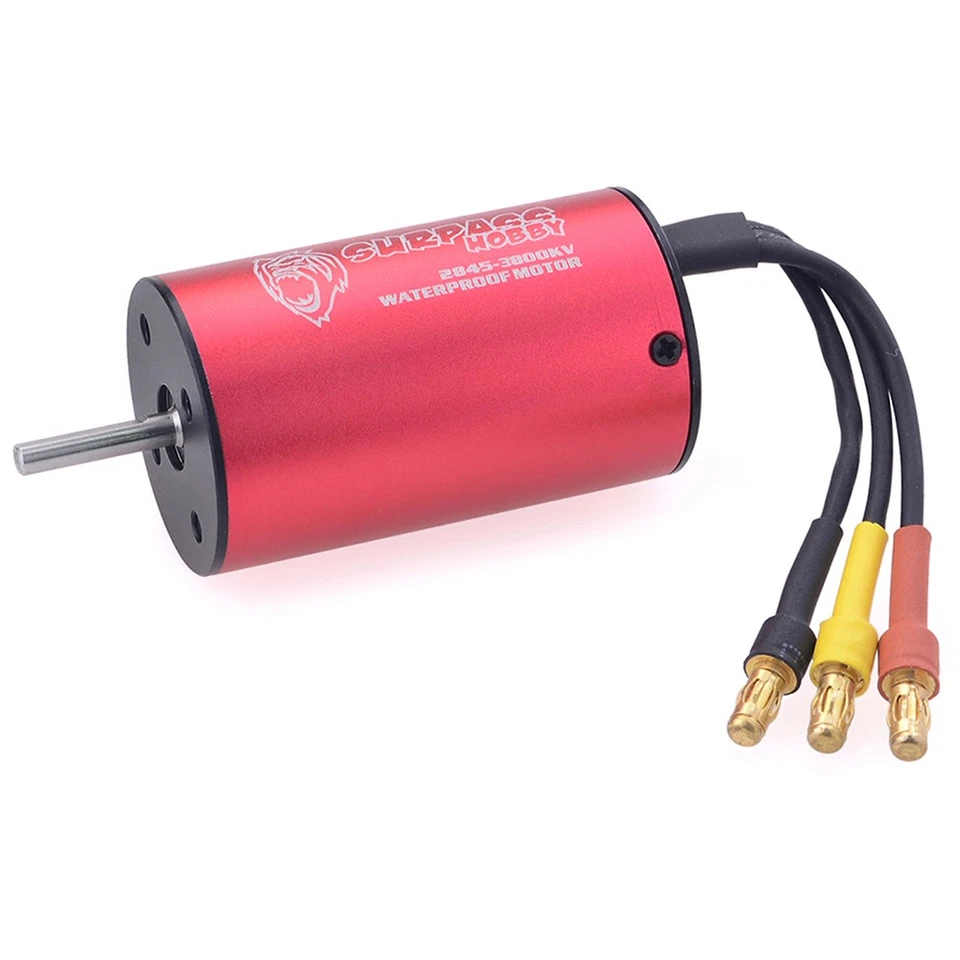 SURPASSHOBBY 2845 3800KV Brushless Motor 4 Pole 3.175mm for 1/12 RC Racing Car - Image 3 of 4