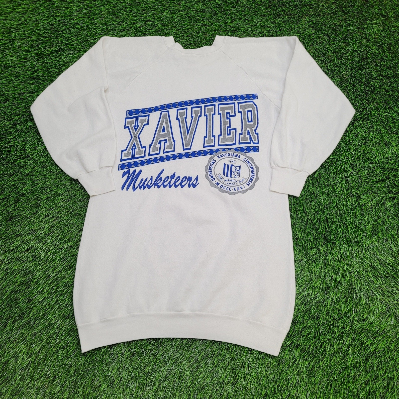 Vintage Xavier University Sweatshirt Dress Womens Medium 19X29 Usa 80S 90S
