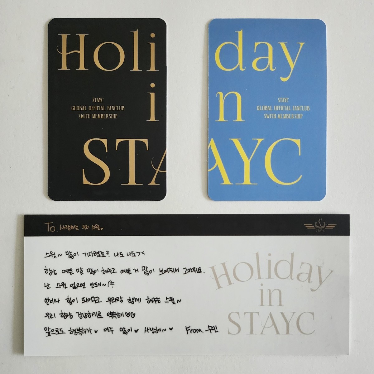 STAYC Global Official Membership FanClub Kit SWITH Holiday in