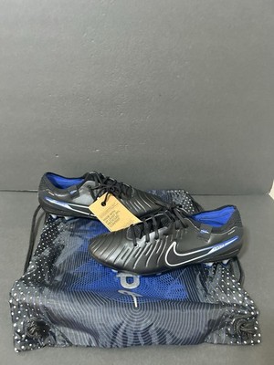 Nike Tiempo Legend 10 Elite FG Black Soccer Cleats, Size 7 / 8.5W DV4328-040