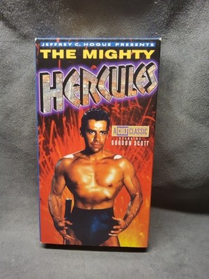 The Mighty Hercules VHS VCR Video Tape Gordon Scott cult classic