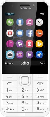Neu Nokia 230 Dual Sim 2,8'' silber weiß