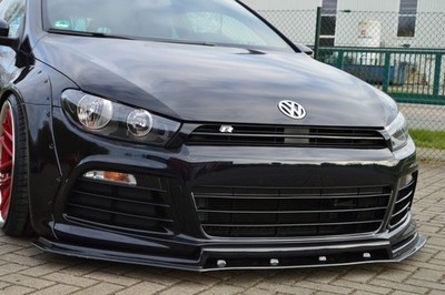 valance with blade For VW Scirocco R 13 09-14 Front Bumper spoiler/ skirt