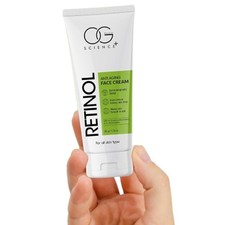 Crema 5% Retinol Vitamina A Repara Líneas Finas y Arrugas, Tratamiento de Cicatrices, Edad