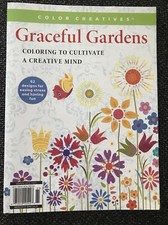 Color Creatives GRACEFUL GARDENS Coloring Book Cultivate Your Creative Mind