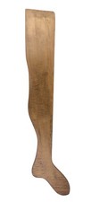 Antique Early Pearson Co. Wood Sock Stretcher Dryer Form Mold Foot Size 9"