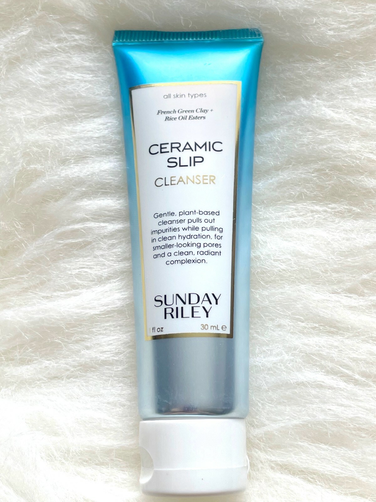 Sunday Riley Ceramic Slip Clay Cleanser Travel Size 1oz 30ml New Authentic