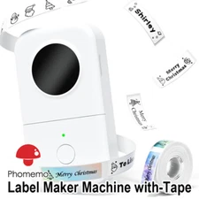 Phomemo D30 Label Maker Thermal Bluetooth Wireless Portable Labeling Printer