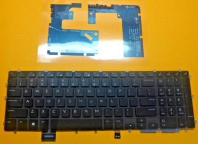 New Alienware m17 / m15 Backlit Laptop Keyboard Assembly with m17 Brackets 3D7NN