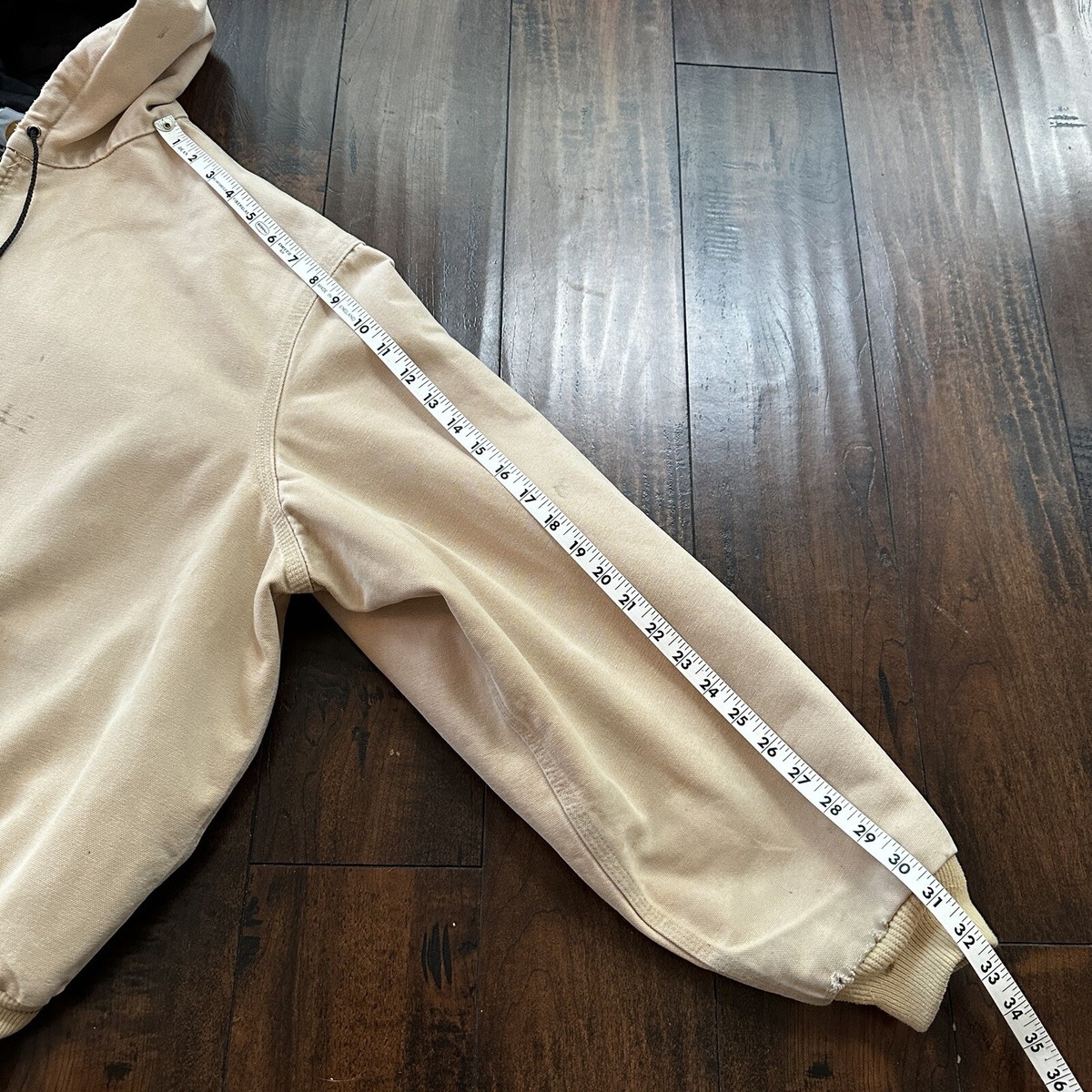 VTG 90s Carhartt Hooded Quilted Lined Tan Duck Canvas Jacket VTG 90s Carhartt Hooded Quilted Lined Tan Duck Canvas Jacket