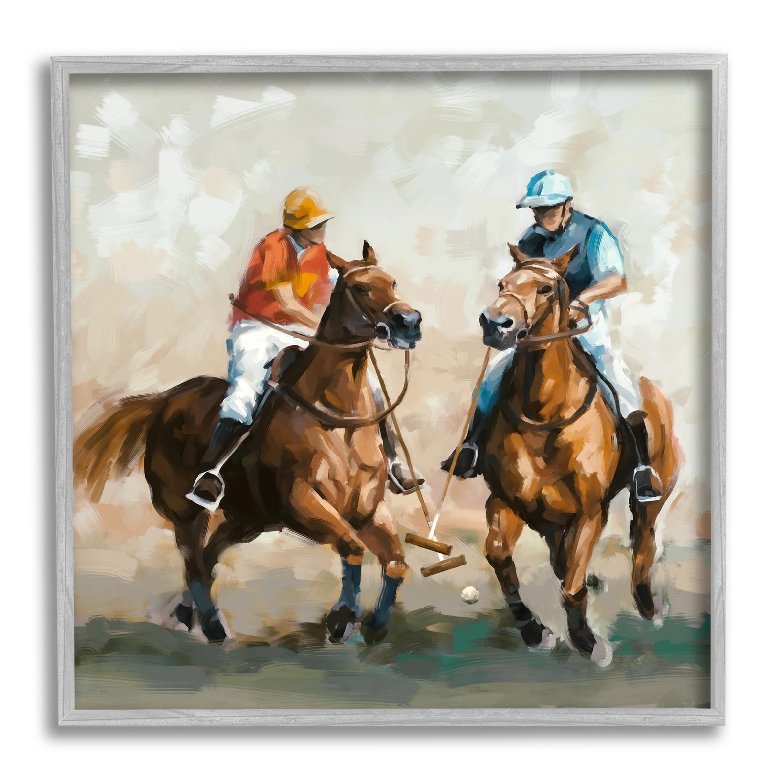 Equestrian Sport Horses Framed Giclee Art by Ziwei Li