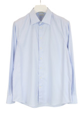 SUITSUPPLY Try On Slim Fit Formal Shirt Men's 44 / 17 1/2 Button Up Blue