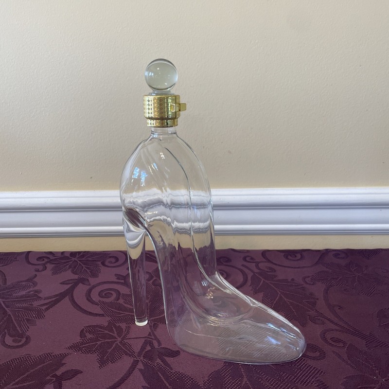 Gorgeous & Unique High-Heeled Stiletto Wine & Whiskey Decanter - About 350 ml