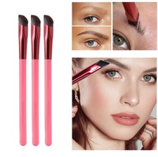 3pcs Hair Stroke Ultra-thin Brow Brush Multifunction Eyebrow Brush Eyebrow Cream