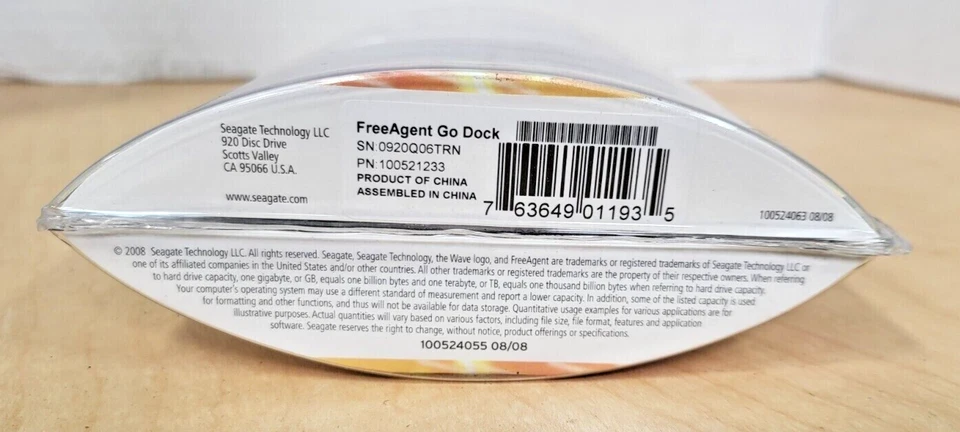 Seagate FreeAgent Go Dock 100521233 White Traveler USB Desktop Dock Drive Dock - Image 2 of 3