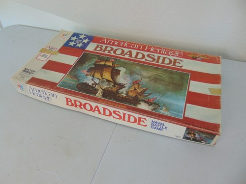 Broadside American Heritage Boardgame Vintage 1962 Ship Battle Game 99% Complete - Picture 8 of 11